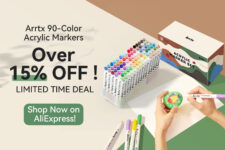 Arrtx: 90-Color Acrylic Markers MEGA SET – Over 15% OFF!