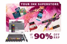 Great Art:  Up to 90% off ink markers, inks, and accessories.