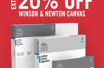 Cass Art: Extra 20% off Winsor & Newton Canvas