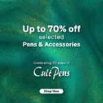 Cult Pens: A wide selection of products with anything up to 70% off!