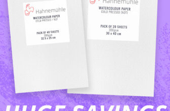 The Art Shop Skipton: Get £8 Off Hahnemühle Watercolour Paper Packs