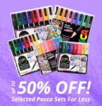 The Art Shop Skipton: Posca Pen Sets for Less – Save Up To 50%