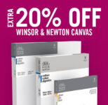 Cass Art: Extra 20% off Winsor & Newton Canvas