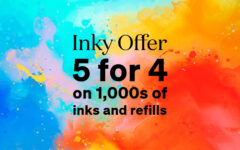 Cult Pens:  Buy any five inks and the cheapest one is free!