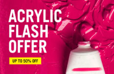 Cass Art: Acrylic Paint Flash Offer (ends July 28th)