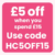 Hobbycraft: £5 off when you spend £15 – Use code HC5OFF15