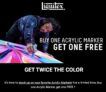 Liquitex: Buy one Acrylic Marker, get one FREE