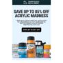 Cowling & Wilcox: Up to 85% off Acrylic Madness Sale!