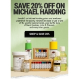 Cowling & Wilcox: 20% Off Michael Harding Oil Paints!
