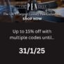 The Pen Shop: Up to 15% off orders with multiple codes until 31st January!