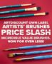 Art Discount: ARTdiscount Own-Label Brushes Price SLASH