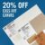 Cass Art: EXTRA 20% OFF Cass Art Canvas