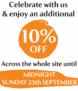 Cowling & Wilcox: 10% off entire website until midnight Sunday 25th September (Use code NEWWEBSITE)