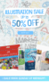 Cowling & Wilcox: Illustration Sale – Up To 50% Off! ✏️