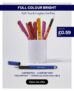 Pens.com: Full Colour Bright Soft Touch Hughes Gel Pen from only 59p!