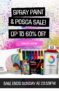 Cowling & Wilcox: Up to 60% off Spray Paint and Posca Sale