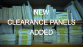 New CLEARANCE Panels Added Today