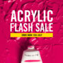 Cass Art: Sitewide Acrylic Sale – ends Monday 15th July