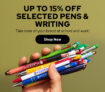 Pens.com: Up to 15% OFF Pens & Writing