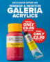 Art Discount: Exclusive Offer on Winsor & Newton Galeria Acrylics!