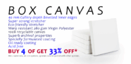 ACF Canvases: 33% discount on any 4 Box Canvas