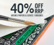 Cass Art: 40% Off RRP Arches & Series 7