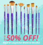 The Art Shop Skipton: Up To 50% Off – R&L Moderna All Media Brushes
