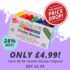 Graffcity: Posca PC-8K Markers Fluorescent Orange and Turquoise Only £1.50 (RRP. £6.49)
