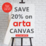 Crafty Arts: Arta Stretched Cotton Canvas | 20% off (with code)