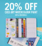 Cass Art: 20% Off Cass Watercolour sets & individuals