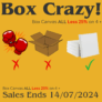 ACF Artist Canvases: 25% off Box Canvas when you buy 4+ (ends Sunday)
