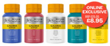 Art Discount: W&N GALERIA ACRYLIC 500ML RRP £25.05 Now £8.95