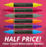 The Art Shop Skipton: Flash Sale – Faber Castell Watercolour Markers – Half Price!