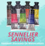The Art Shop Skipton: Sennelier – L’Aquarelle Watercolour Sale