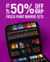 Cass Art: Up to 50% off RRP on Posca Paint Marker Sets