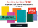 Ryman: Soft Cover Notebooks – BOGOF
