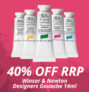 The Art Shop Skipton: 40% Winsor & Newton Gouache