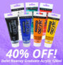 The Art Shop Skipton: Daler-Rowney Acrylics – Just £2.99 A Tube